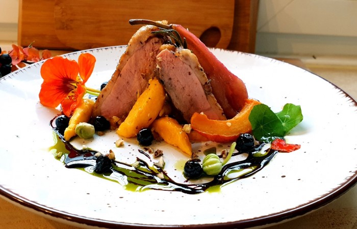 Konfitowana pierś z kaczki