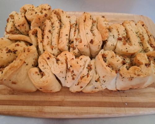chlebek ziołowy-czosnkowy