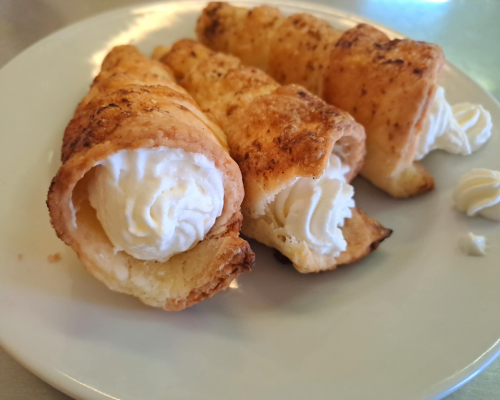 rurki z bitą śmietaną